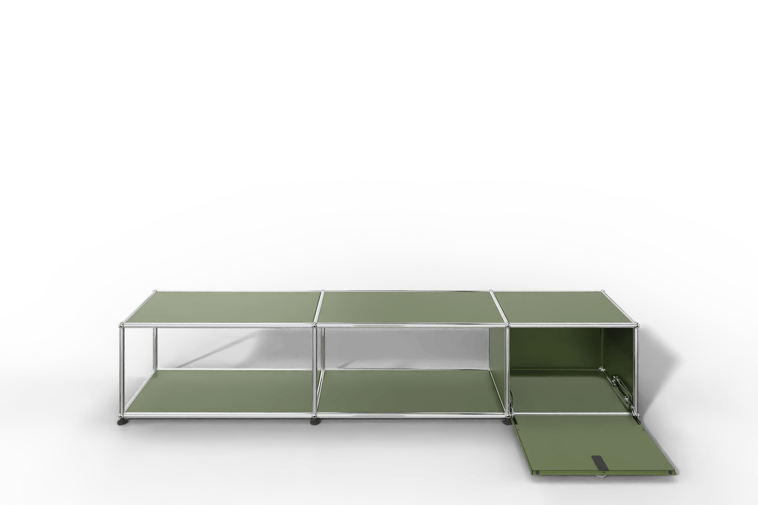 USM Haller Lowboard, mit 1 Klapptüre, von Paul Schärer & Fritz Haller Produktbild