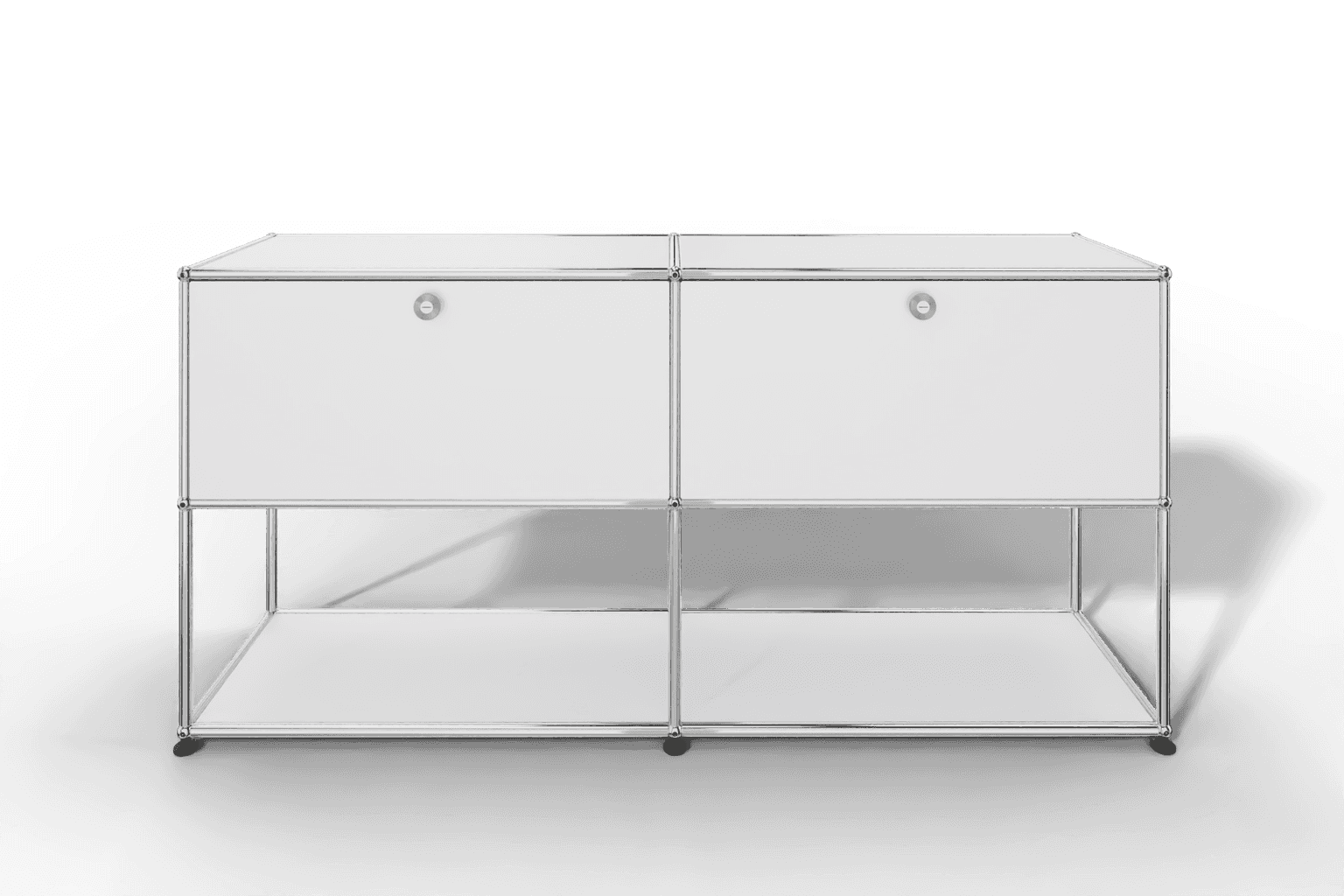 USM Haller Sideboard, 2 Klapptüren, untere Ebene offen Produktbild