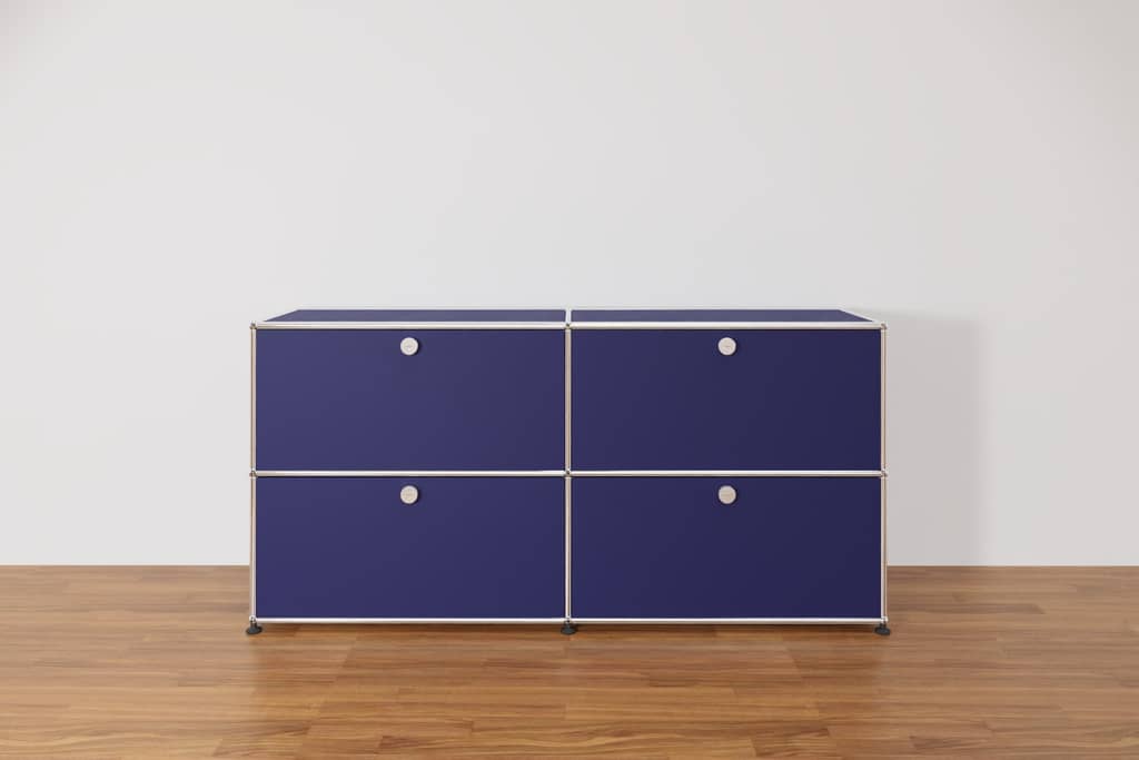 USM Haller Sideboard, stahlblau - Ausstellungsstück