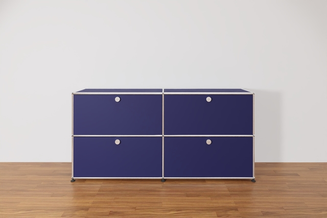 USM Haller Sideboard, stahlblau - Ausstellungsstück