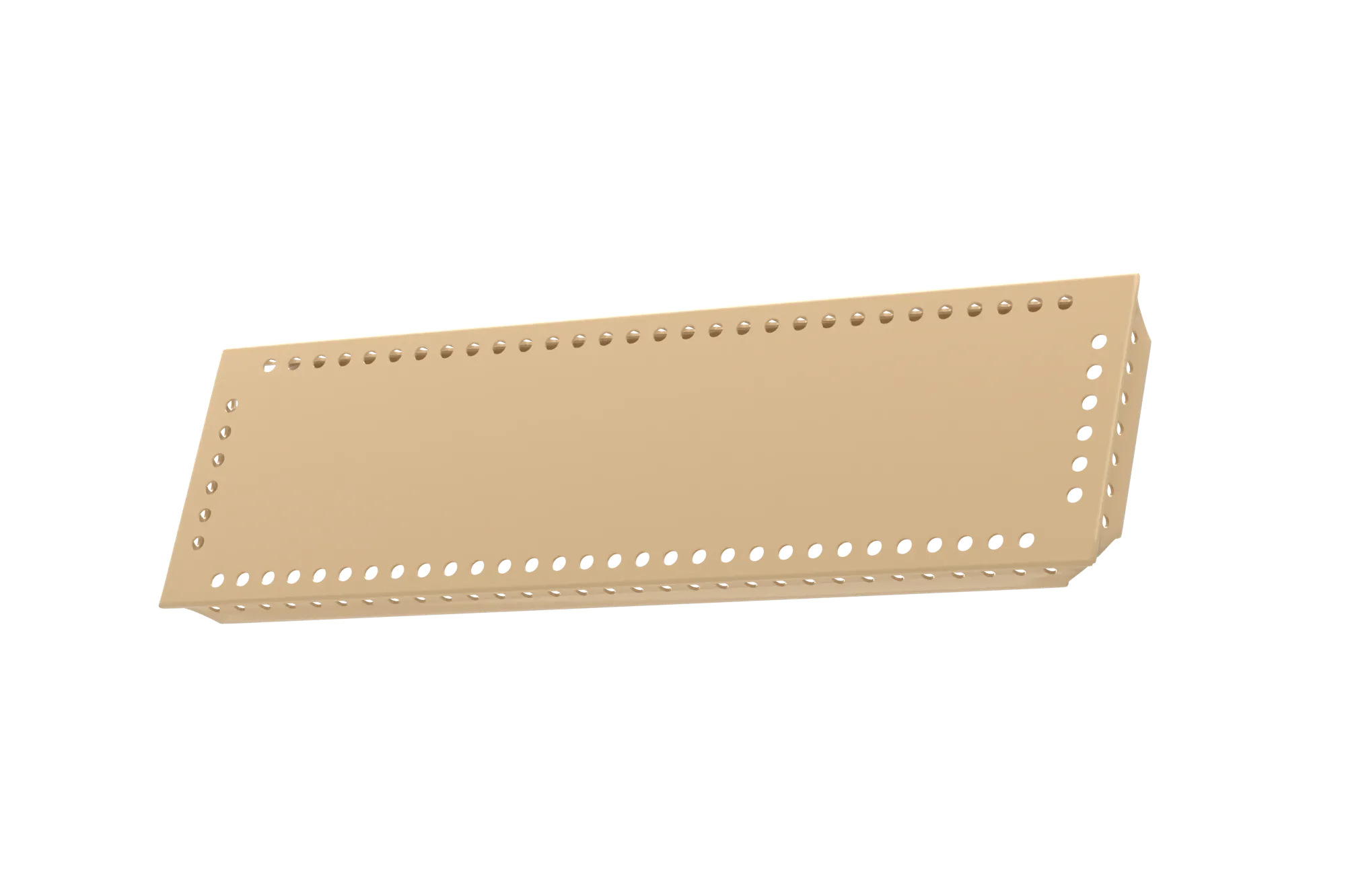 USM Haller Tablar Gelocht Beige 100x350 Produktbild