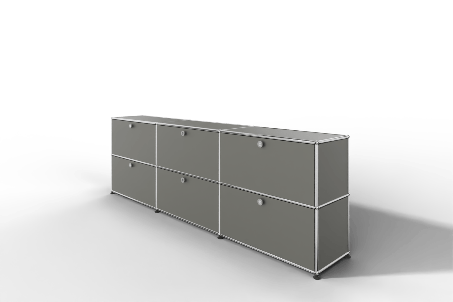 USM Haller Sideboard, mit 6 Klapptüren, von Paul Schärer & Fritz Haller Produktbild