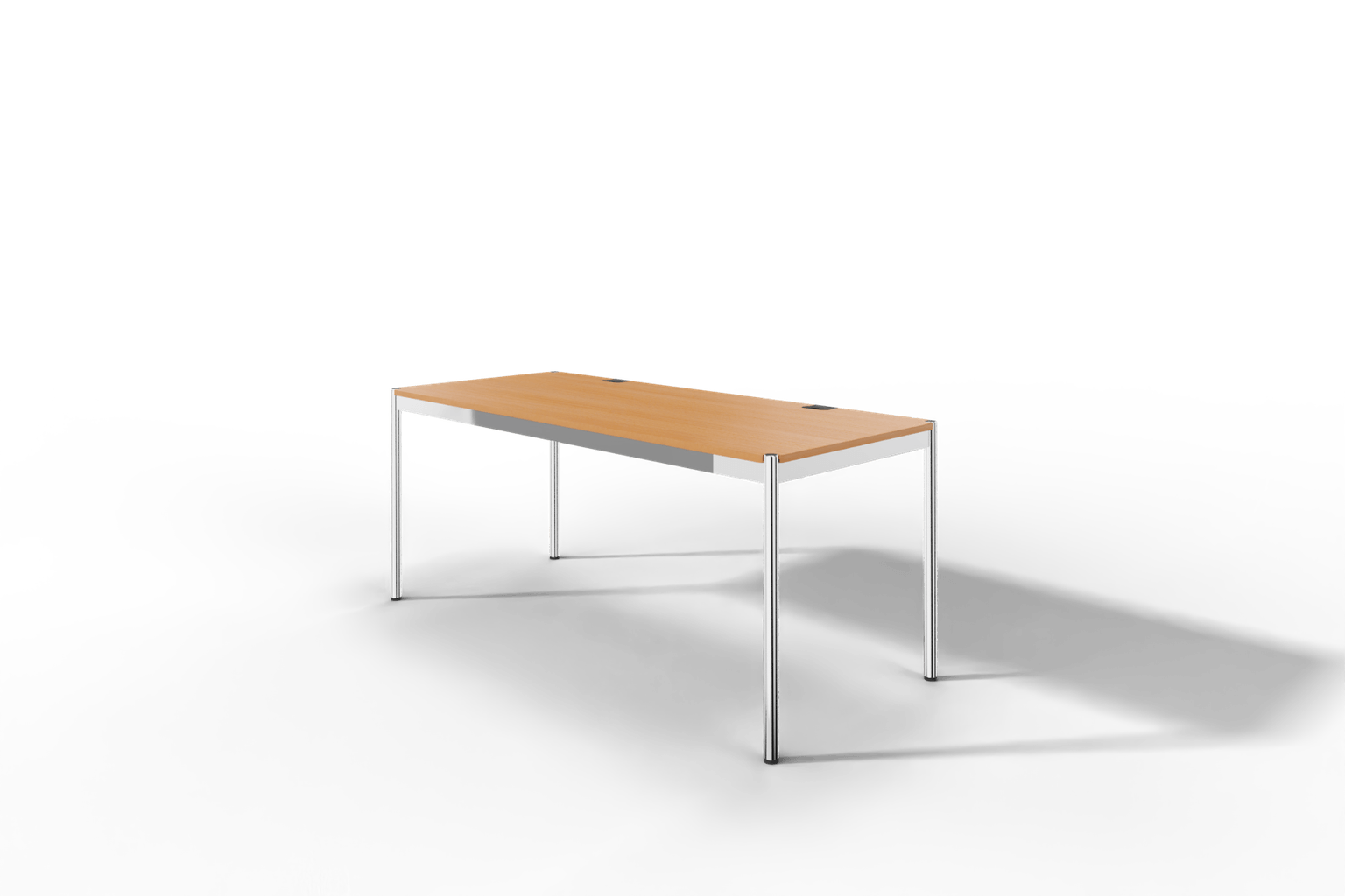 USM Haller Tisch Plus,Tiefe 750 mm, Oberfläche Holz furniert Produktbild