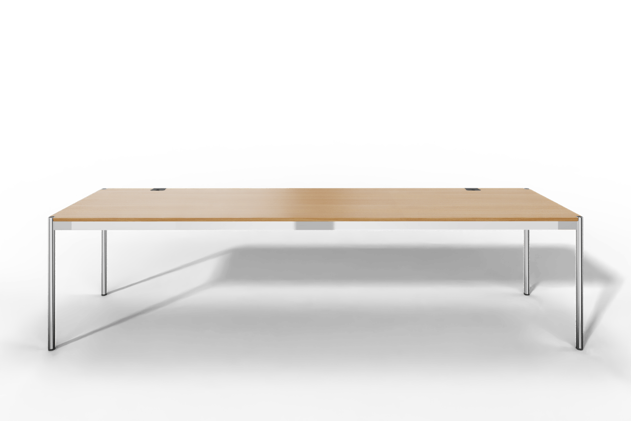 USM Haller Tisch Plus,Tiefe 750 mm, Oberfläche Holz furniert Produktbild