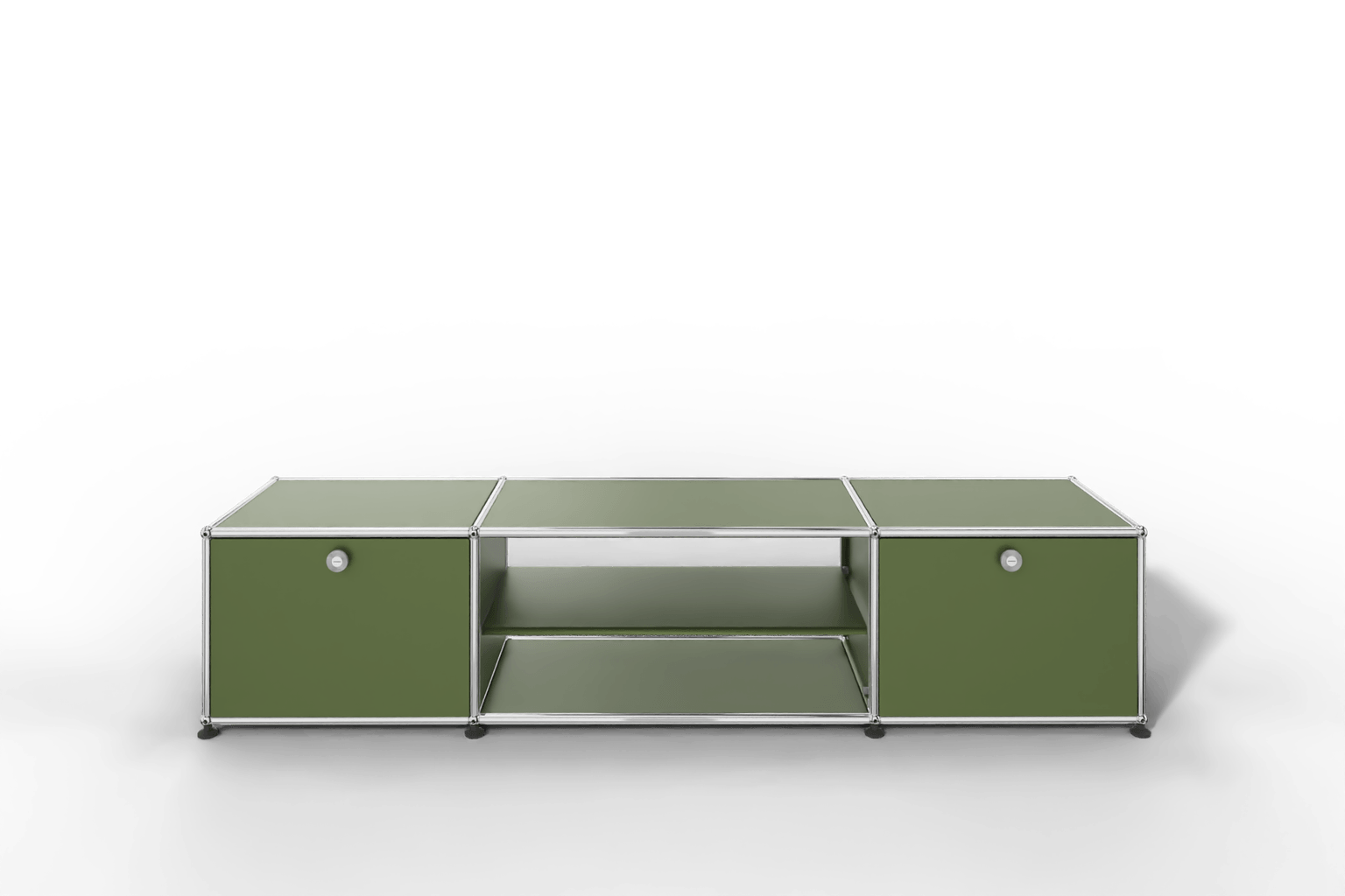 USM Haller TV-Lowboard mit Mittelteil und Zwischentablar Produktbild