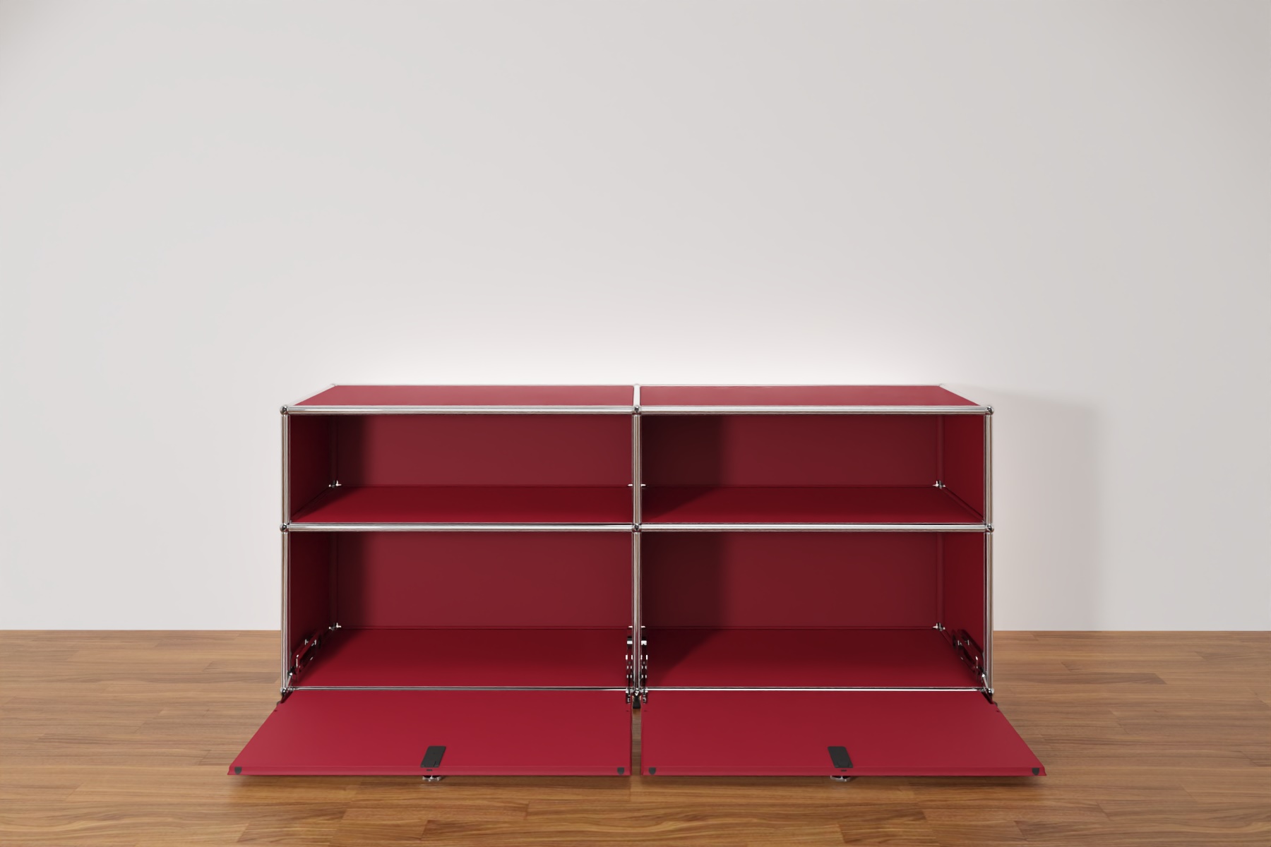 Original USM Haller Sideboard E, 23-rubinrot Produktbild