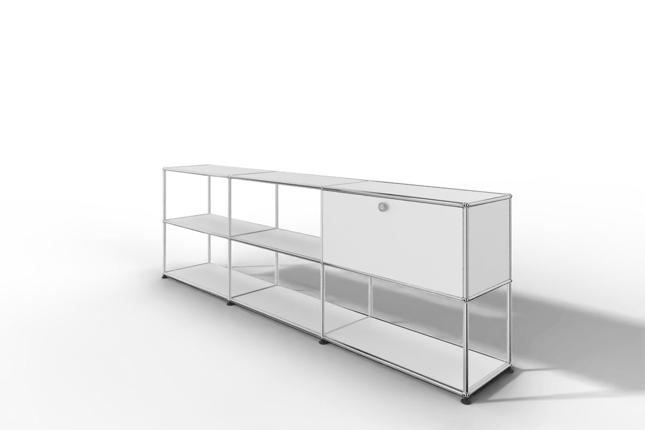 USM Haller Sideboard offen mit einer Klapptüre Produktbild