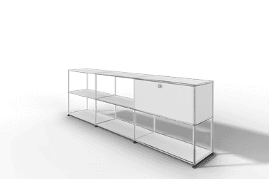 USM Haller Sideboard offen mit einer Klapptüre Produktbild