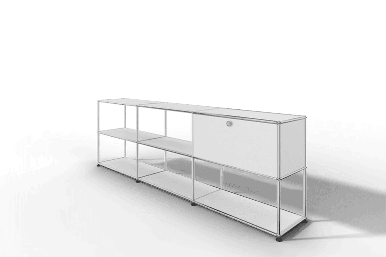USM Haller Sideboard offen mit einer Klapptüre Produktbild