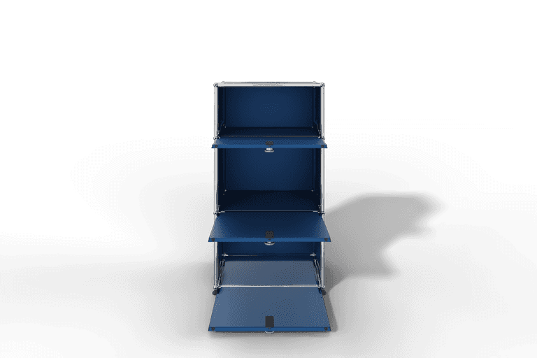 USM Haller schmales Highboard mit 3 Klapptüren. Produktbild