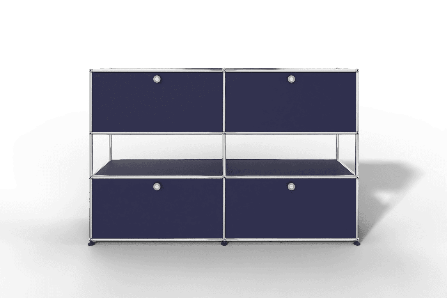 USM Haller Highboard mit 4 Klapptüren und offener Ebene Produktbild