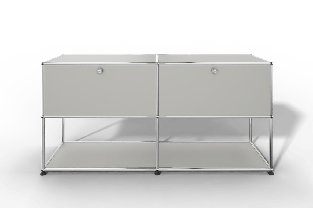 USM Haller Sideboard, 2 Klapptüren, untere Ebene offen Produktbild