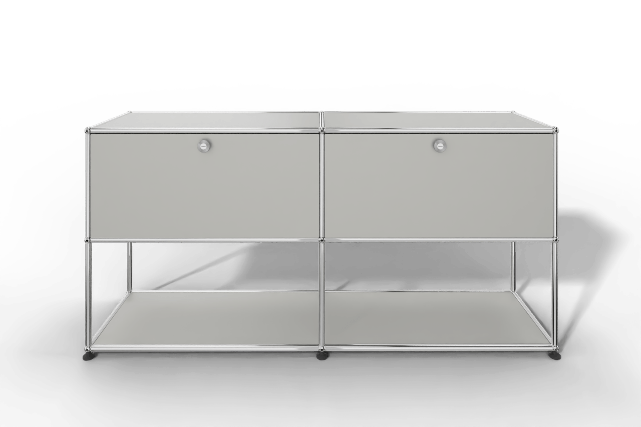 USM Haller Sideboard, 2 Klapptüren, untere Ebene offen Produktbild
