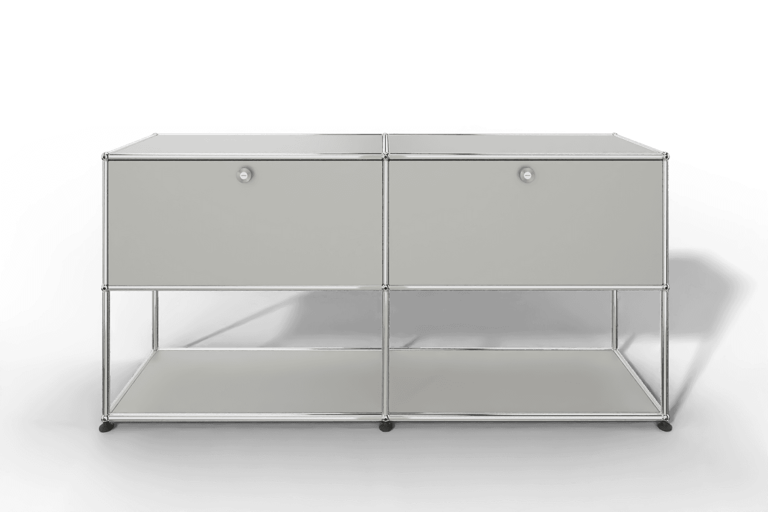 USM Haller Sideboard, 2 Klapptüren, untere Ebene offen Produktbild