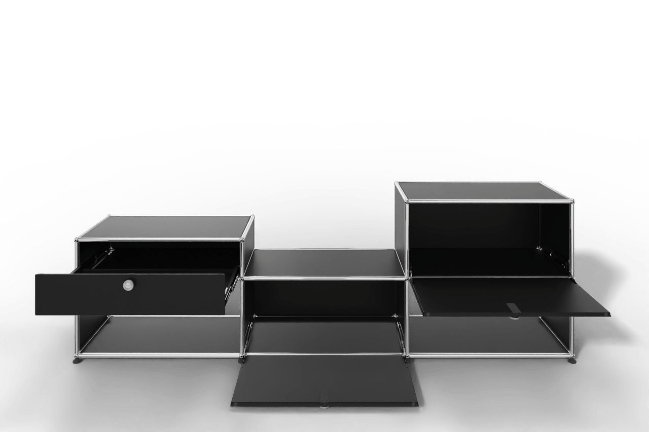 USM Haller Sideboard, 2 Klapptüren und 1 Schubkasten Produktbild
