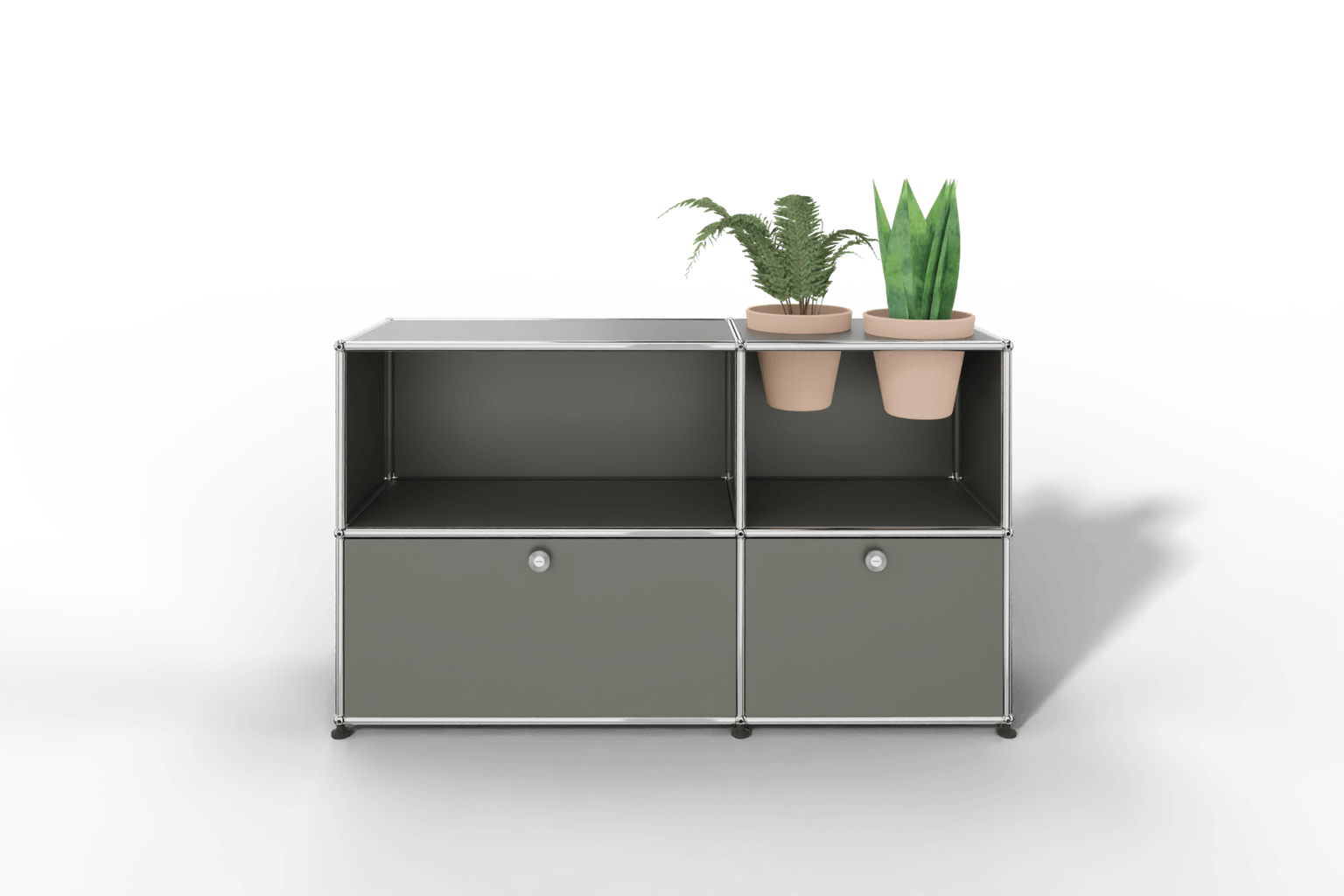 USM Haller Sideboard mit Klapptüren und Pflanzeneinsatz Produktbild