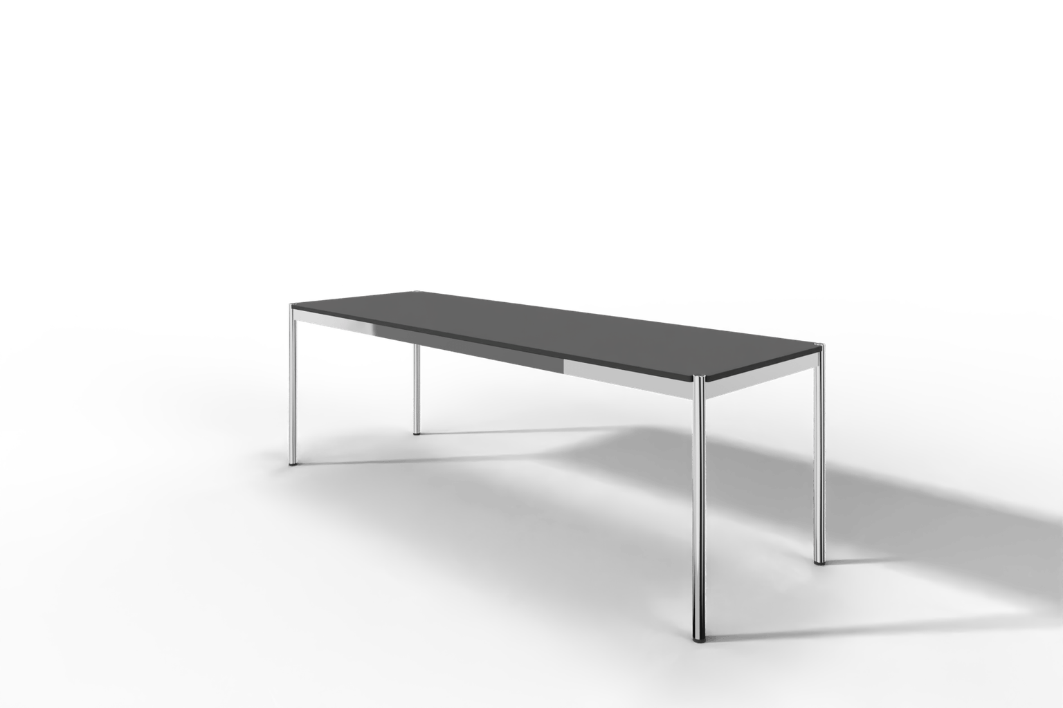 USM Haller Tisch, Tiefe 750 mm, in Fenix, aus 3 Farben wählbar, Tischlänge wählbar Produktbild
