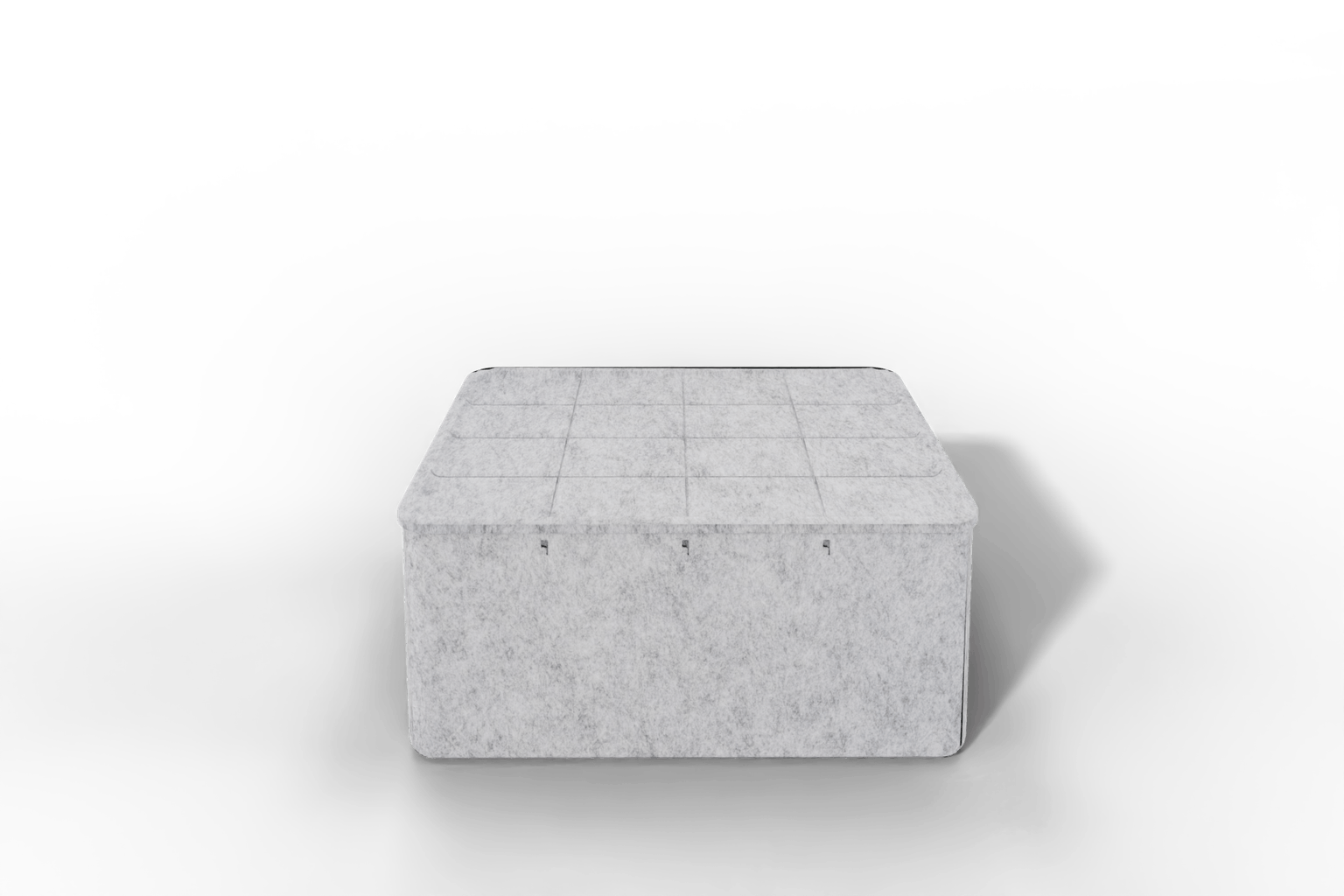 USM Inos Box hoch, 500 mit Tablett - wählbar in Anthrazit oder Hellgrau Produktbild