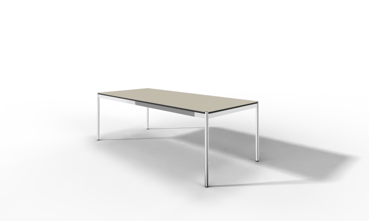 USM Haller Tisch, Tiefe 1000 mm, Linoleum beschichtet, aus 5 Farben wählbar, Tischlänge wählbar Produktbild