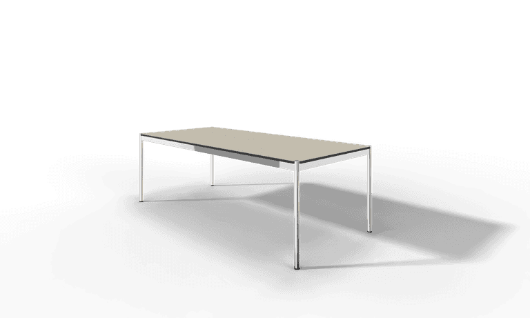 USM Haller Tisch, Tiefe 1000 mm, Linoleum beschichtet, aus 5 Farben wählbar, Tischlänge wählbar Produktbild