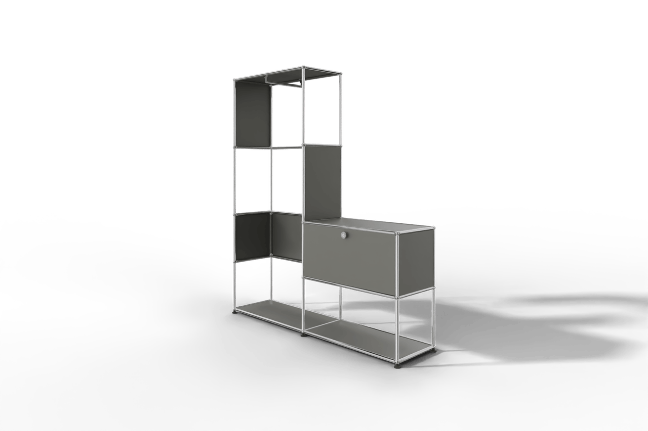 USM Haller Garderobe, 1500 mm breit, mit Klapptüre Produktbild