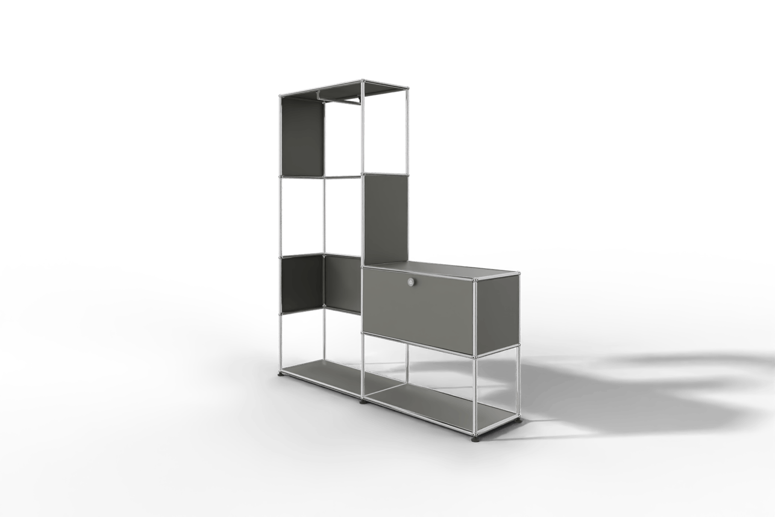 USM Haller Garderobe, 1500 mm breit, mit Klapptüre Produktbild