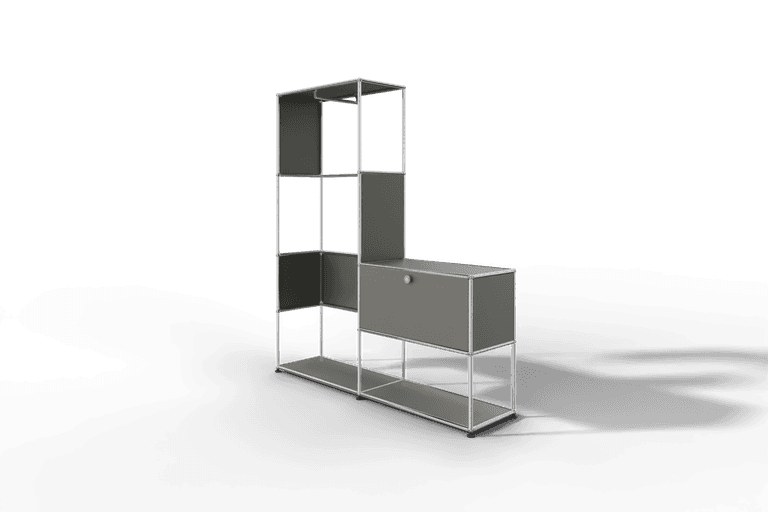 USM Haller Garderobe, 1500 mm breit, mit Klapptüre Produktbild