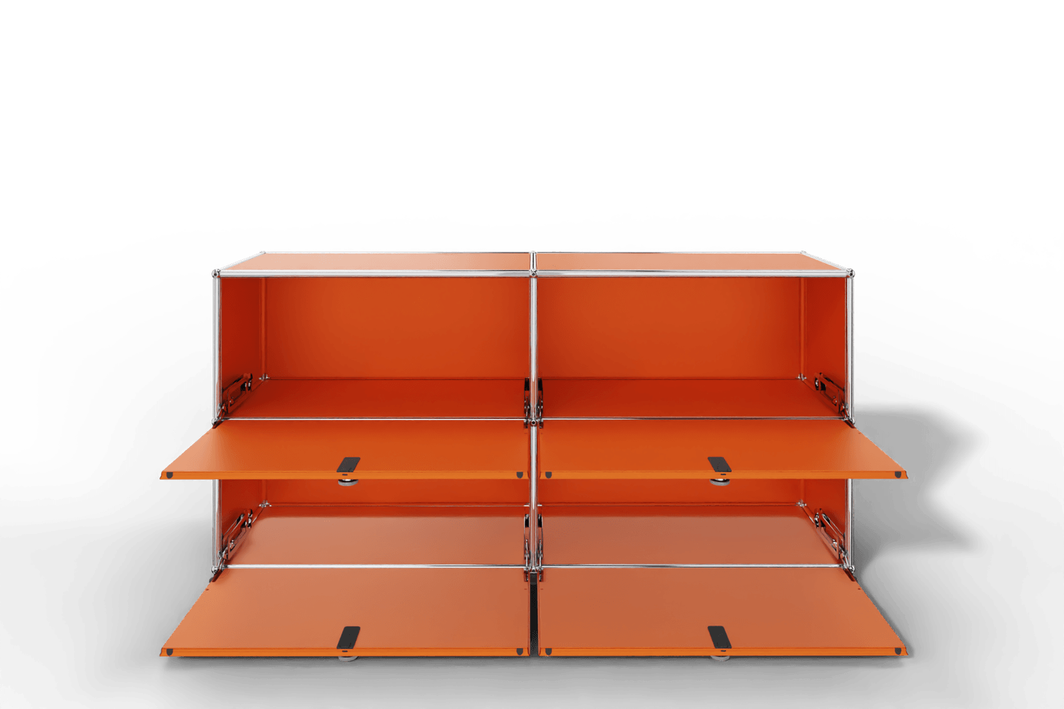 Farbe wählbar - USM Haller Sideboard, mit 4 Klapptüren Produktbild