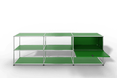 USM Haller Sideboard offen mit einer Klapptüre Produktbild