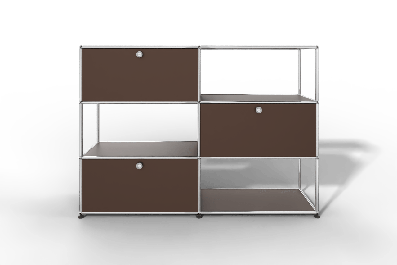 USM Haller Highboard/Raumteiler, 3 offene Elemente, 3 Klapptüren Produktbild