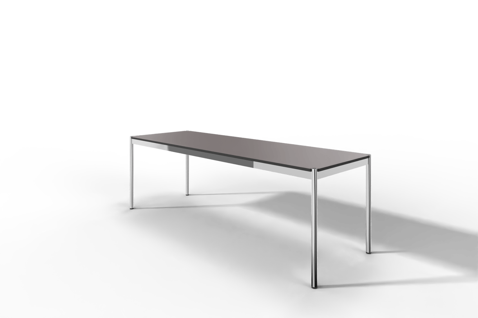 USM Haller Tisch, Tiefe 750 mm, in Kunstharz, aus 4 Farben wählbar, Tischlänge wählbar Produktbild