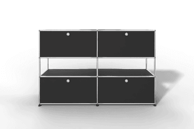 USM Haller Highboard mit 4 Klapptüren und offener Ebene Produktbild
