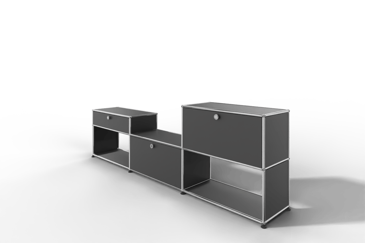 USM Haller Sideboard, 2 Klapptüren und 1 Schubkasten Produktbild