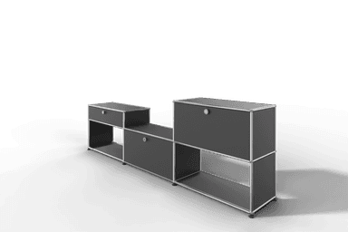 USM Haller Sideboard, 2 Klapptüren und 1 Schubkasten Produktbild