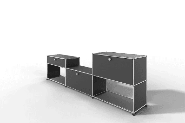 USM Haller Sideboard, 2 Klapptüren und 1 Schubkasten Produktbild