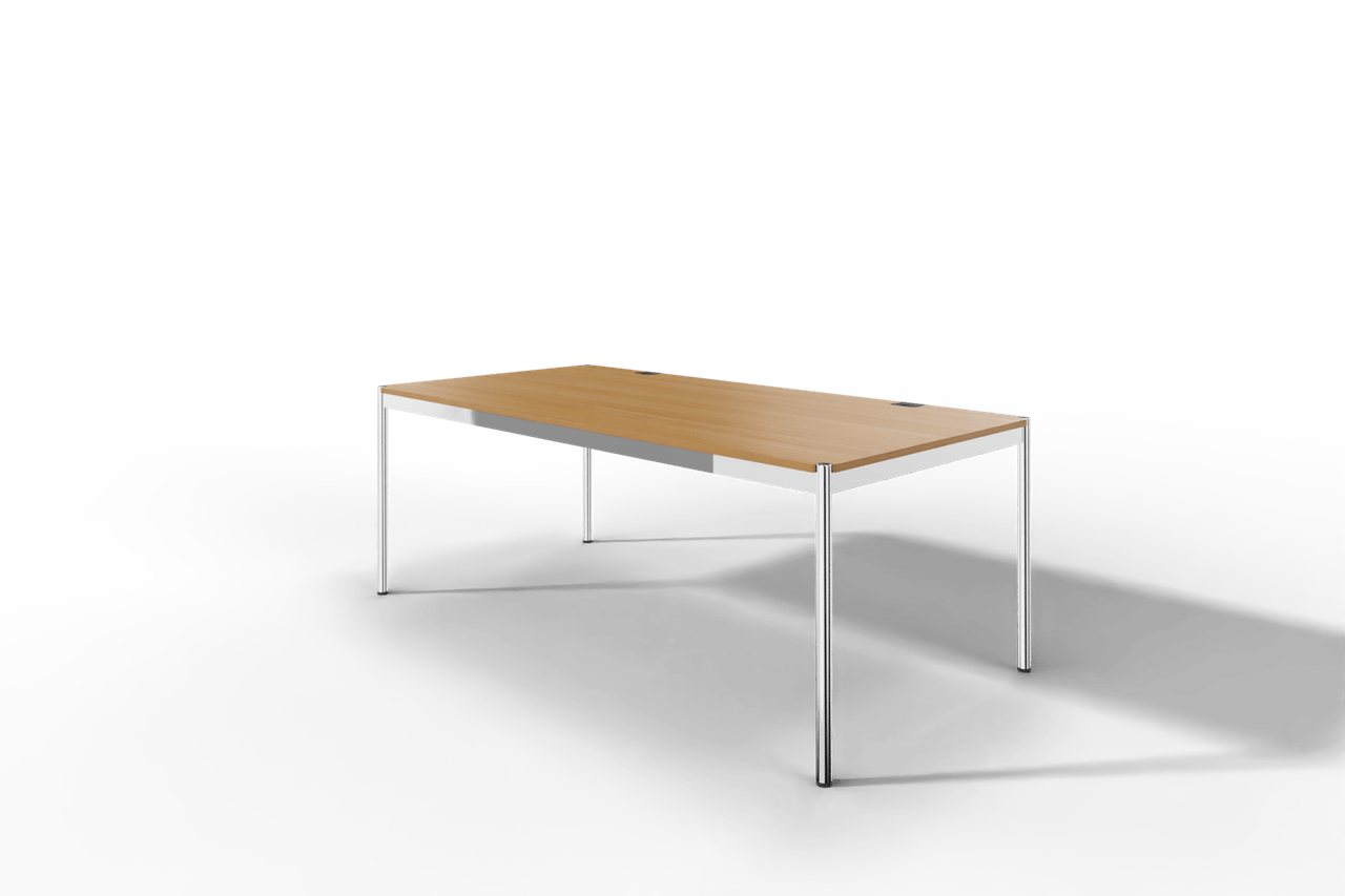 USM Haller Tisch Plus,Tiefe 1000 mm, Oberfläche Holz furniert Produktbild