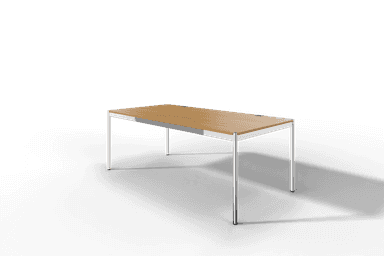 USM Haller Tisch Plus,Tiefe 1000 mm, Oberfläche Holz furniert Produktbild