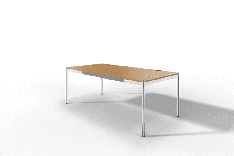 USM Haller Tisch Plus,Tiefe 1000 mm, Oberfläche Holz furniert Produktbild