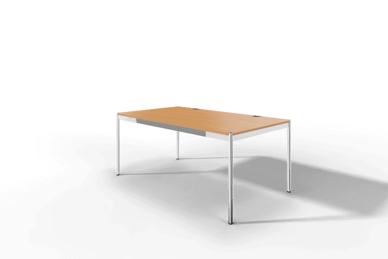 USM Haller Tisch Plus,Tiefe 1000 mm, Oberfläche Holz furniert Produktbild