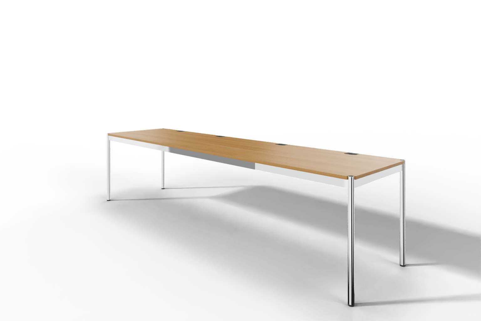 USM Haller Tisch Plus,Tiefe 750 mm, Oberfläche Holz furniert Produktbild