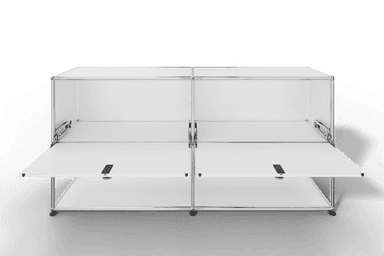 USM Haller Sideboard, 2 Klapptüren, untere Ebene offen Produktbild