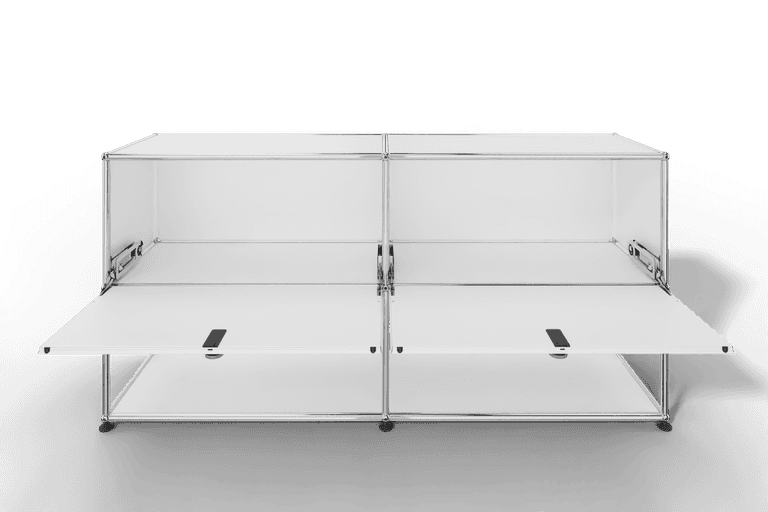 USM Haller Sideboard, 2 Klapptüren, untere Ebene offen Produktbild