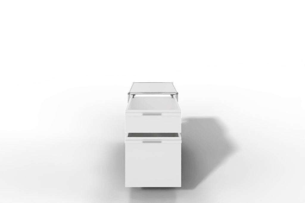USM Haller Rollcontainer mit Hängeregistratur, wahlweise abschließbar. 14 Farben konfigurierbar. Produktbild