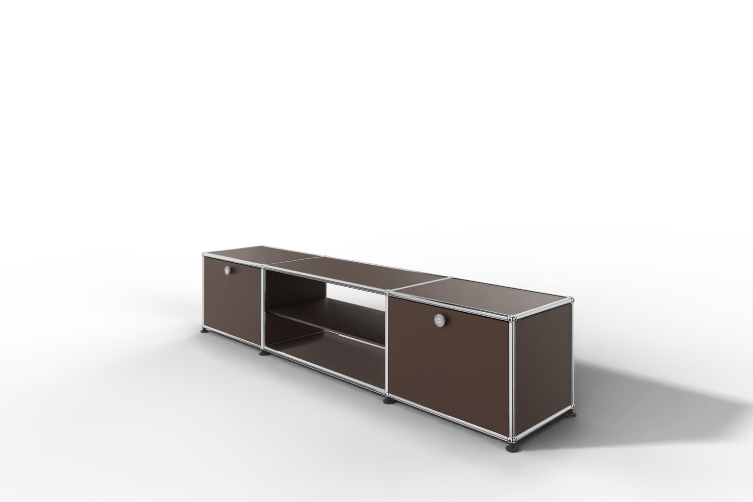 USM Haller TV-Lowboard mit Mittelteil und Zwischentablar Produktbild
