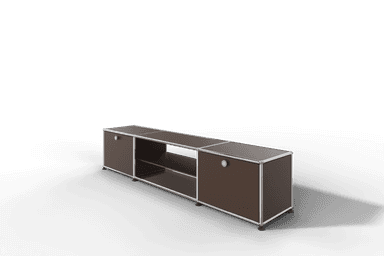 USM Haller TV-Lowboard mit Mittelteil und Zwischentablar Produktbild