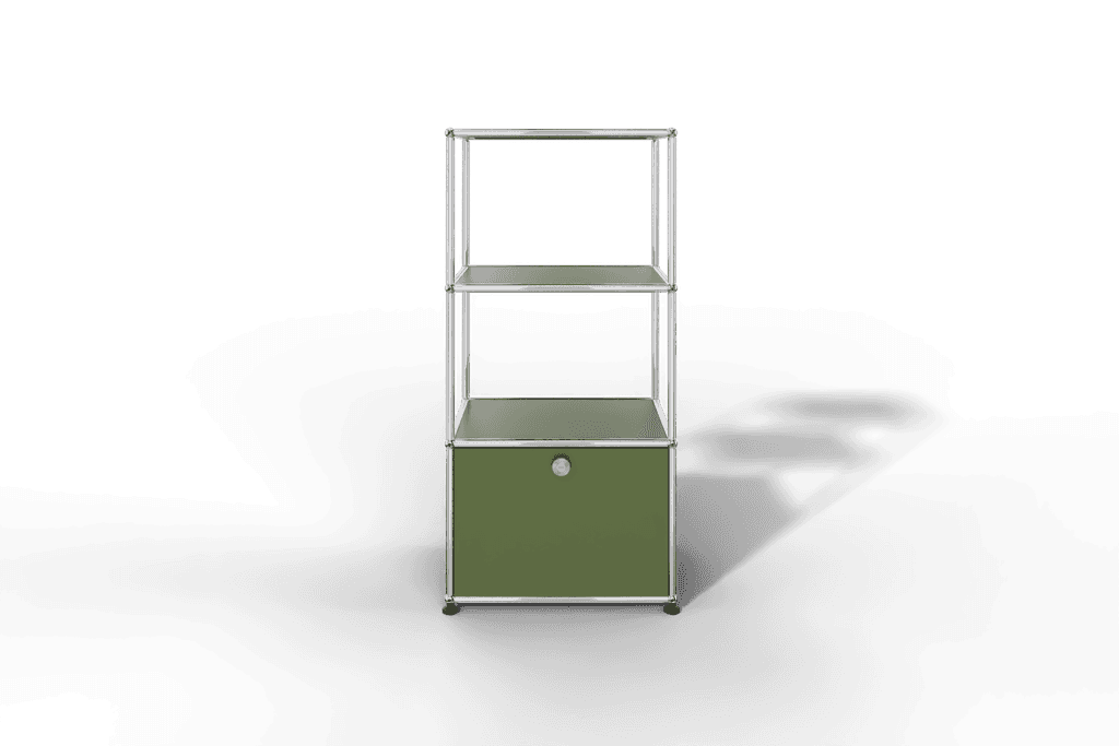 schmales Highboard mit einer Klapptüre