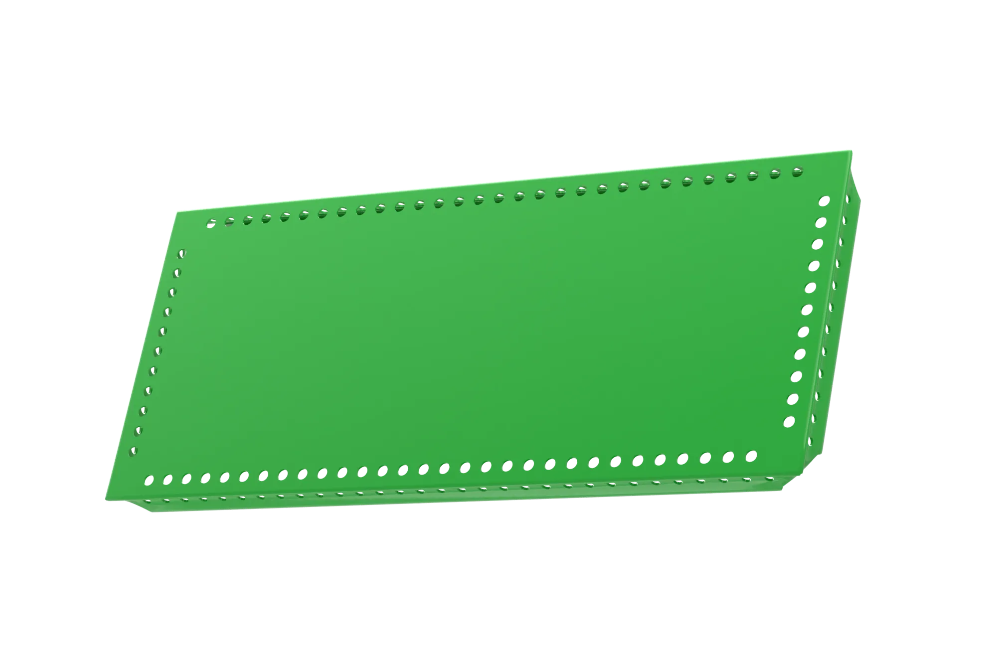 USM Haller Tablar Gelocht Grün 150x350 Produktbild