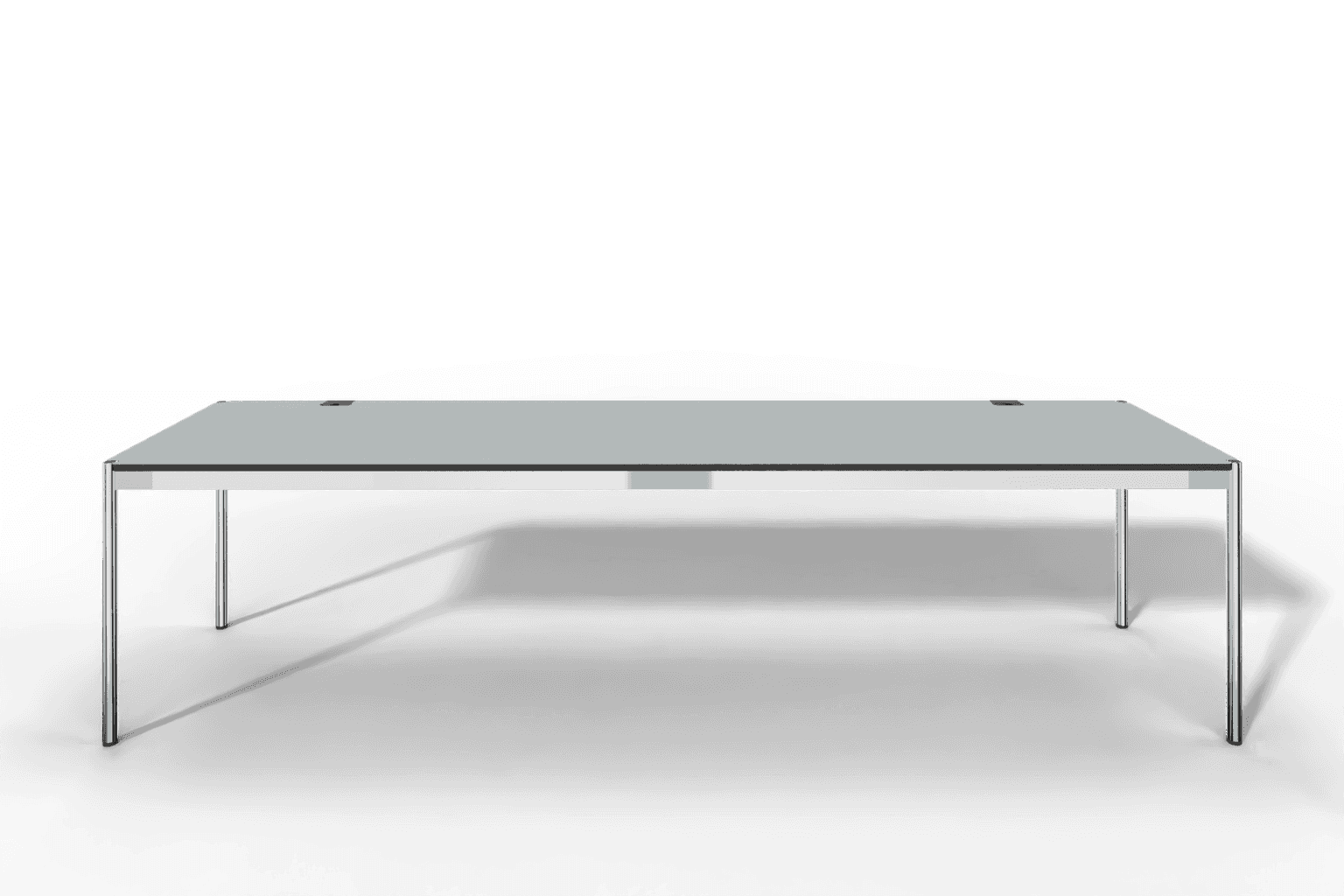 USM Haller Tisch Plus,Tiefe 750 mm, Oberfläche Linoleum Produktbild