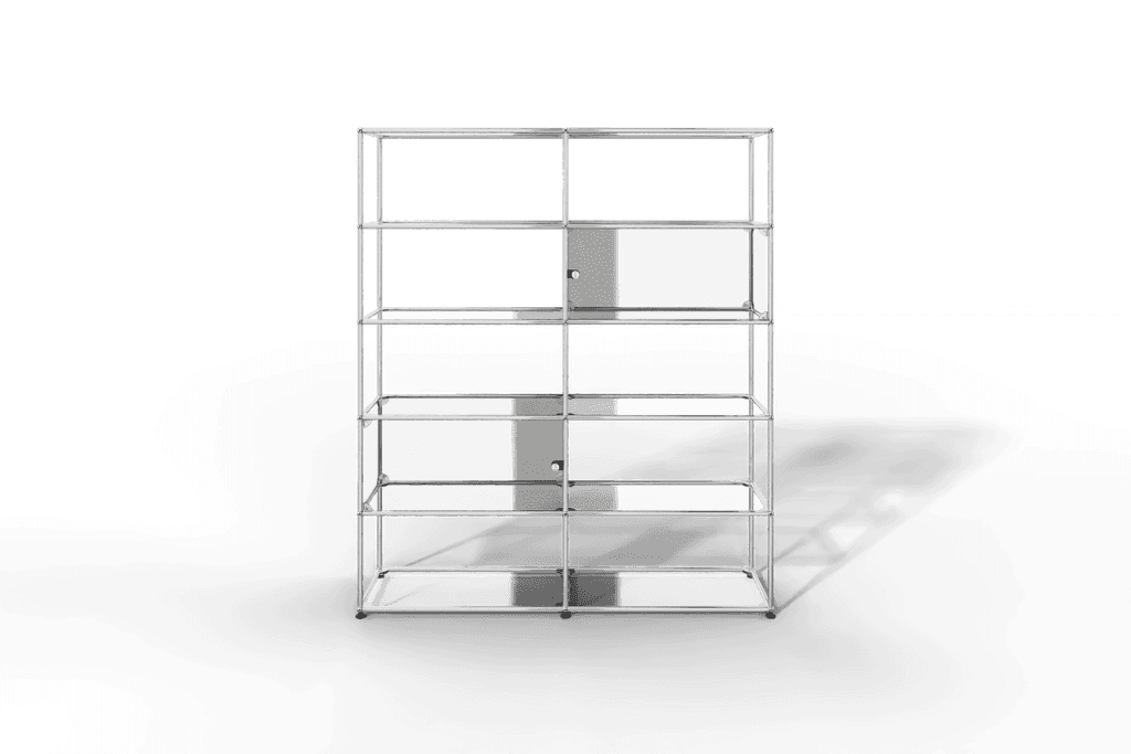 Glasvitrine mit 2 Glastüren