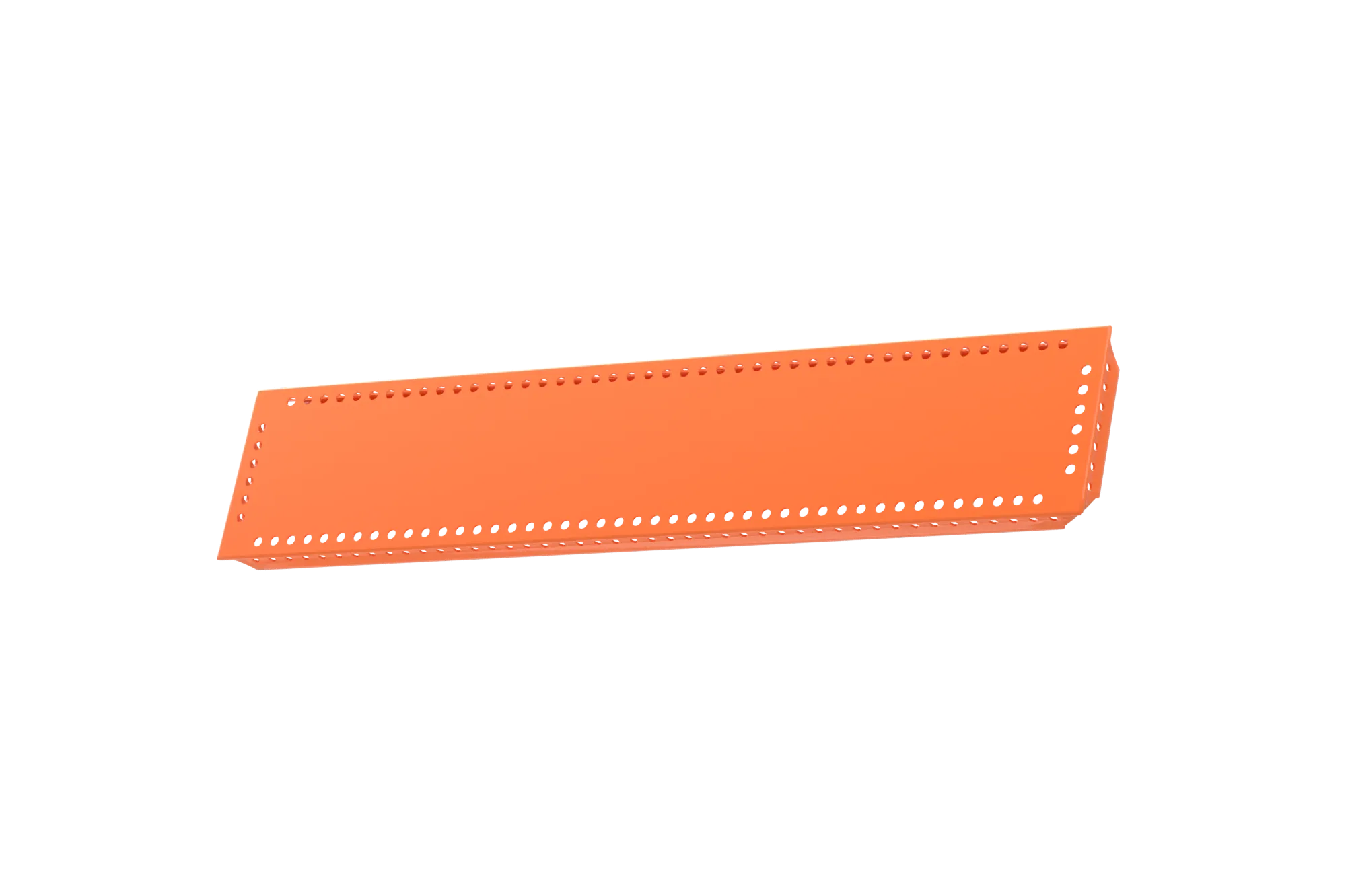 USM Haller Tablar Gelocht Reinorange 500x100 Produktbild